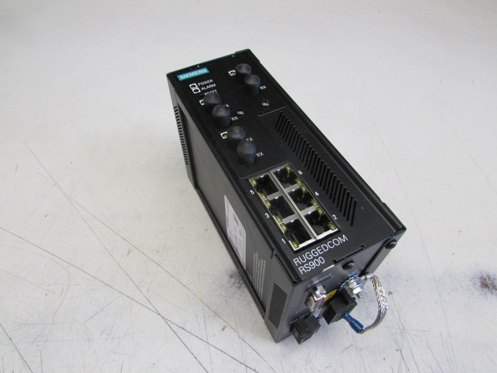 RUGGEDCOM RS900NC 6GK60900AS110CA0-ZA15+B06 ETHERNET SWITCH XLNT USED TAKEOUT