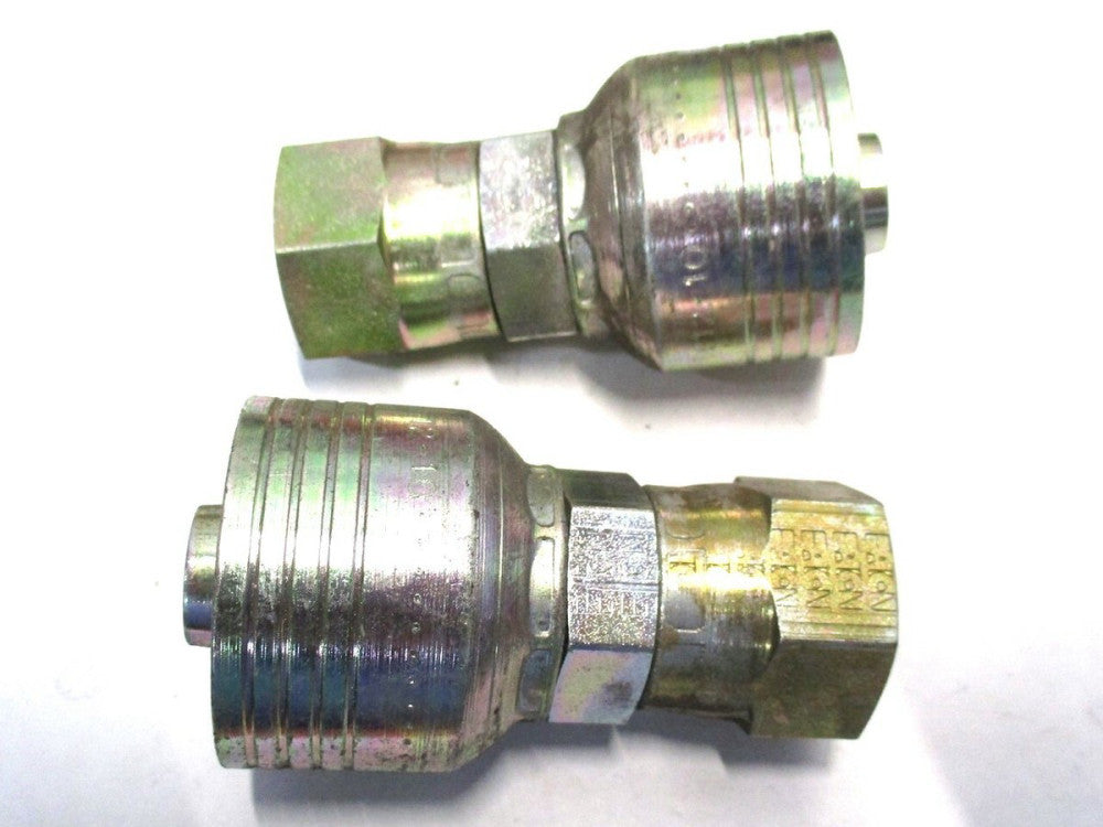Eaton (1BA10FJ10) 5/8" Female JIC Swivel Straight Steel Hydraulic Hose Fitting