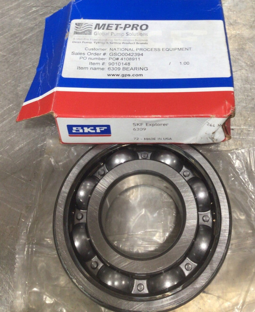SKF 6309 Bearing USA Nos Surplus