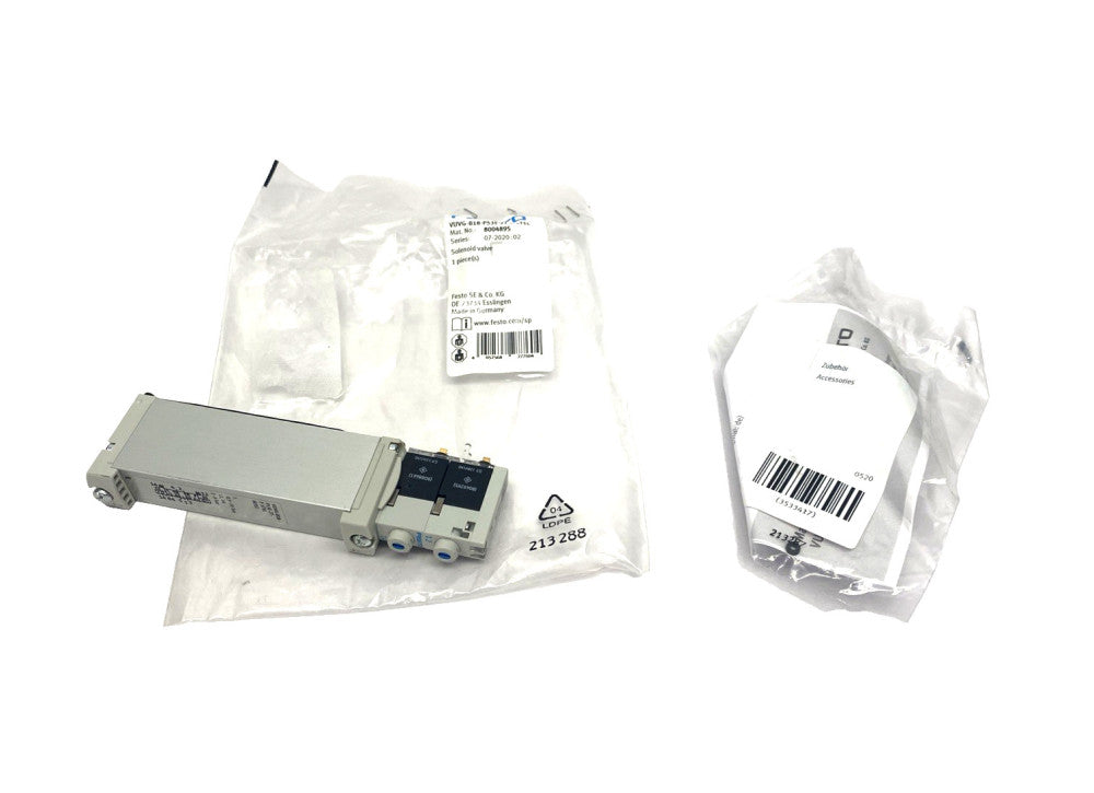 Festo VUVG-B18-P53E-ZT-F-1T1L Solenoid Valve 5/3 Exhausted 8004895