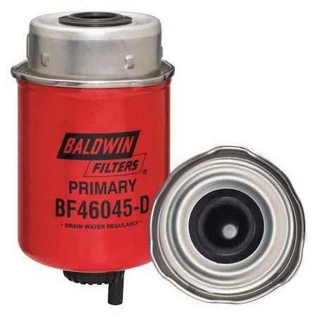 Baldwin Filters Bf46045-D Fuel Filter,3-1/2"L X 3-1/2"W X 6-5/16"H