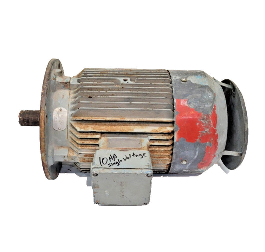 SIEMENS AC MOTOR 1LA3133-4AA94-ZK17, 8.6 KW, 460 VOLTS, 3 PHASE, 1760 RPM