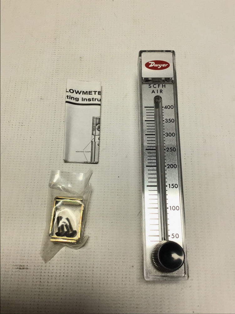 Dwyer RMB-55-SSV Series Rate-Master Flowmeter 50-400 SCFH Air Max Press 70 PSI 