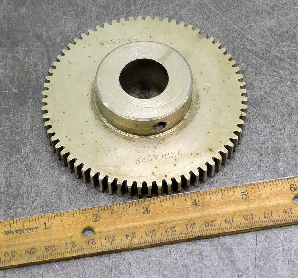 Browning NSS1668 External Tooth Spur Gear 16 DP 68 Teeth 1" Bore