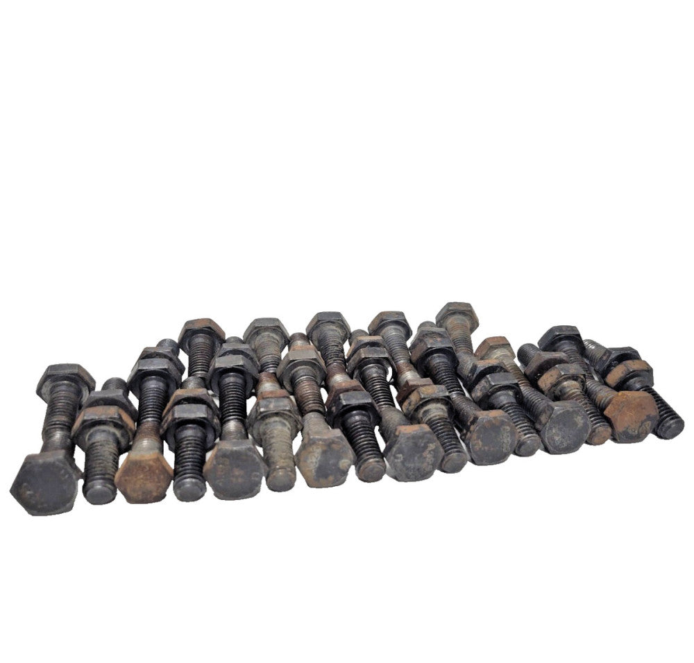 FULLY THREADED HEX BOLT 1/2-13X1-1/4BLACK OXIDE STEEL (LOT OF 43)