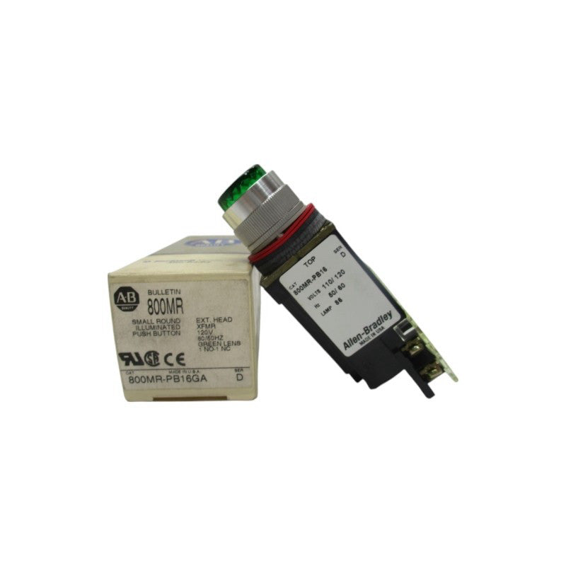 ALLEN BRADLEY 800MR-PB16GA SER. D 110/120V (GY/BL) NSMP