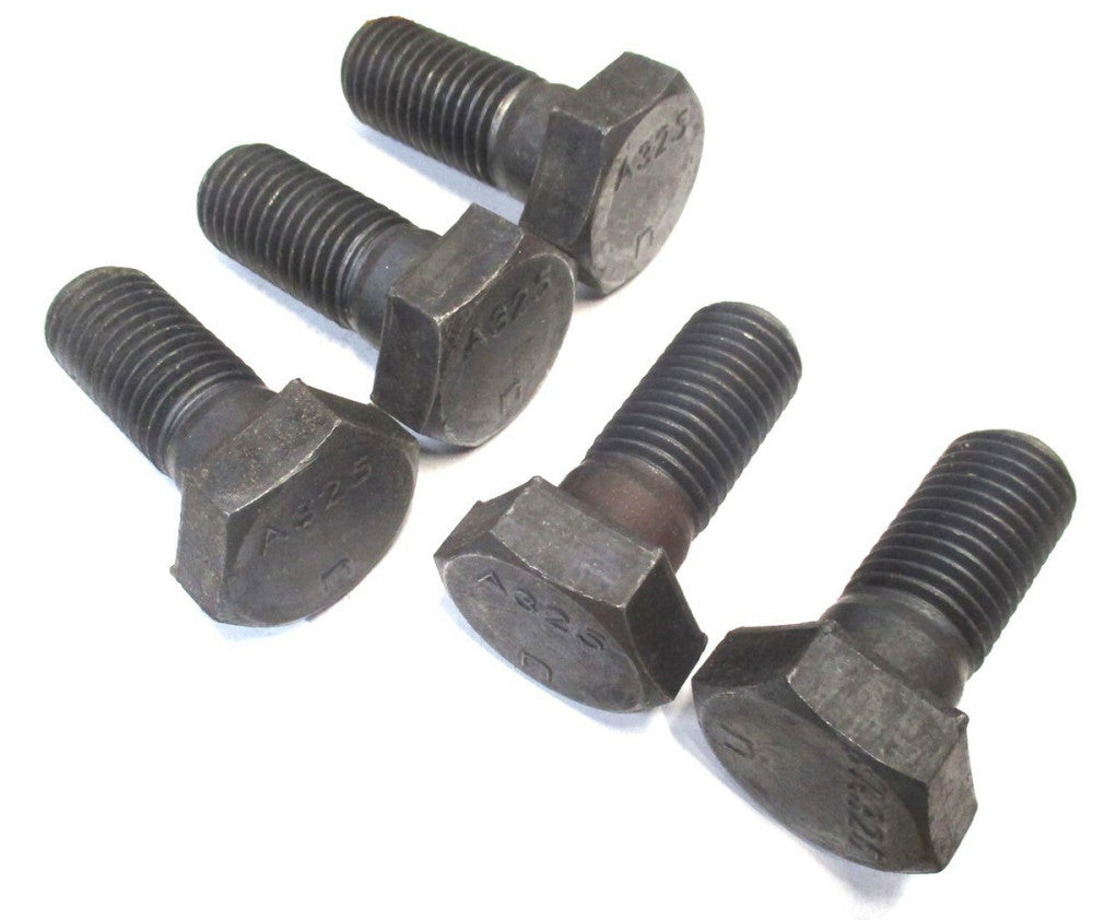 Hodell-Natco (A3DB1000250CP) 1-8 x 2-1/2 Grade A325 Plain Heavy Hex Bolt - 5 QTY
