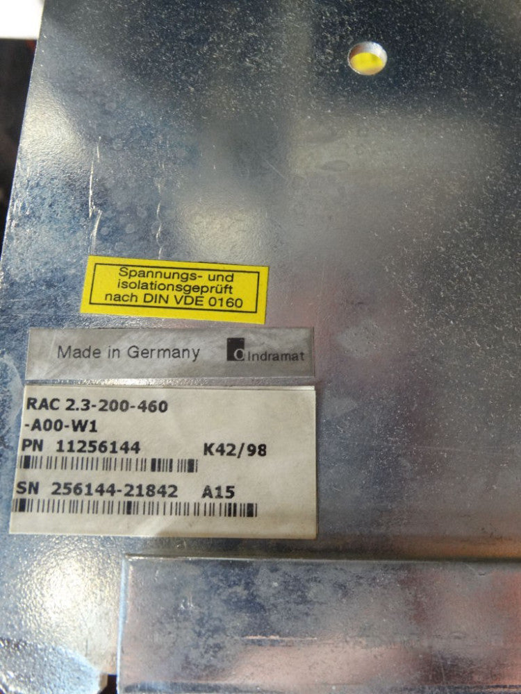 INDRAMAT RAC2.3-200-460-A00-W1   Servo Drive - Used