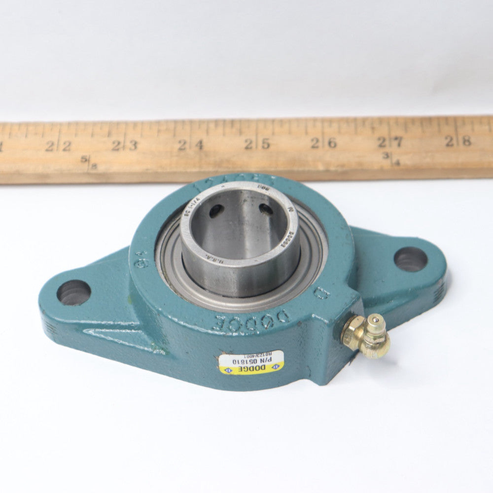 Flange Mount Ball Bearing Unit Cast Iron 2-Bolt 1-1/4" F2B-SC-104S MOD 051810