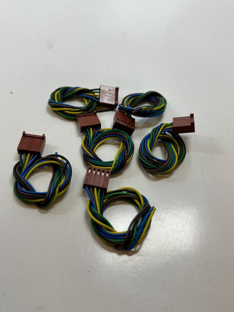MSH - Molex 2695 Wiring Harness w/ Female Receptacle 5-Wire (Lot of 6) NEW