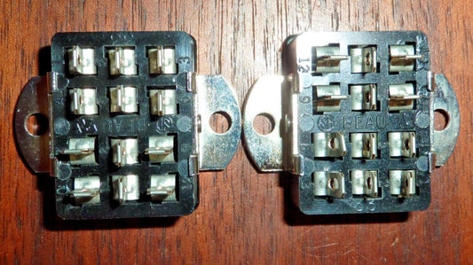 2 Beau Cinch 12 Pin Female Power Socket Connectors S-312-AB