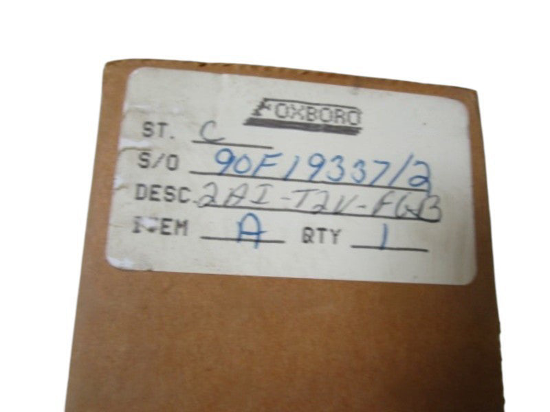 FOXBORO CONVERTER THERMOCOUPLE 2AI-T2V-FGB NSMP