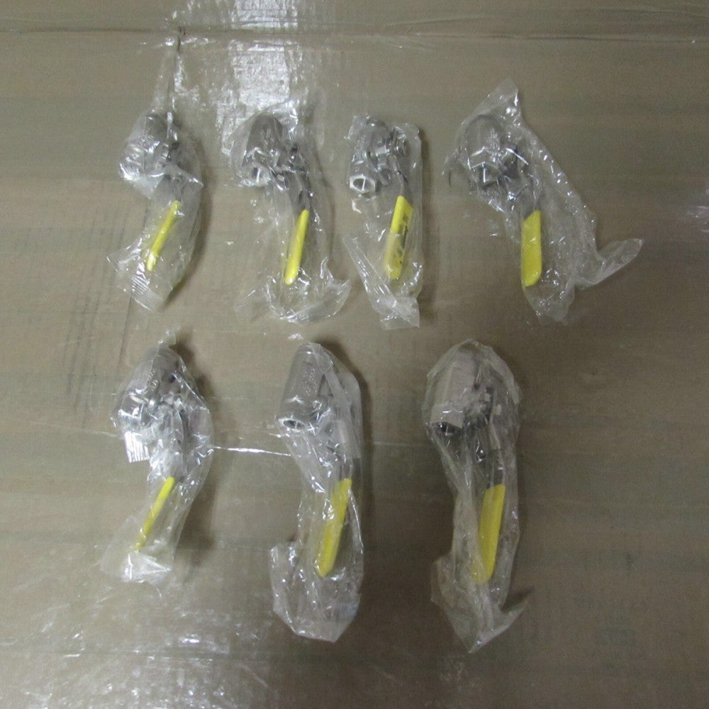 1 LOT OF 7QTY-JOMAR, 316SS, 1/4"NPT BALL VALVE, 2000WOG, NEW IN BAG! MAKE OFFER!