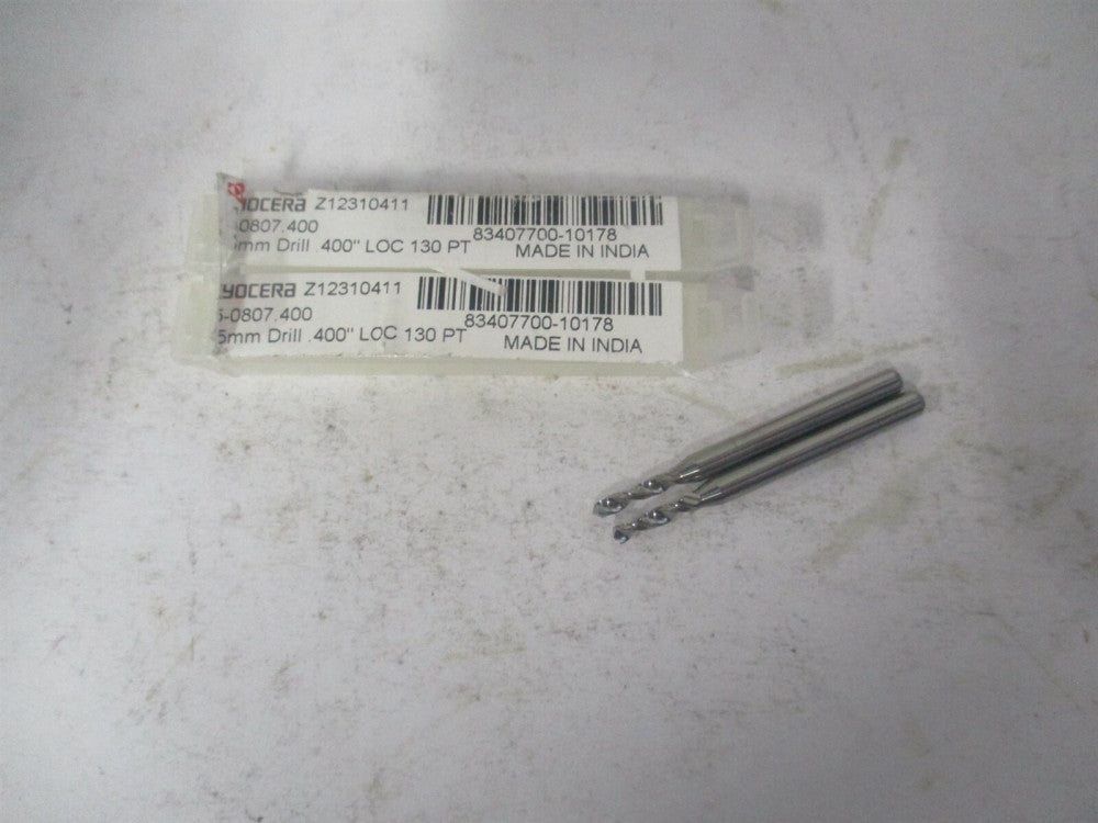 SGS (07358) 2.05mm x 1/8" x 1-1/2" 130° Spiral Circuit Board Drill Bit - Qty 2