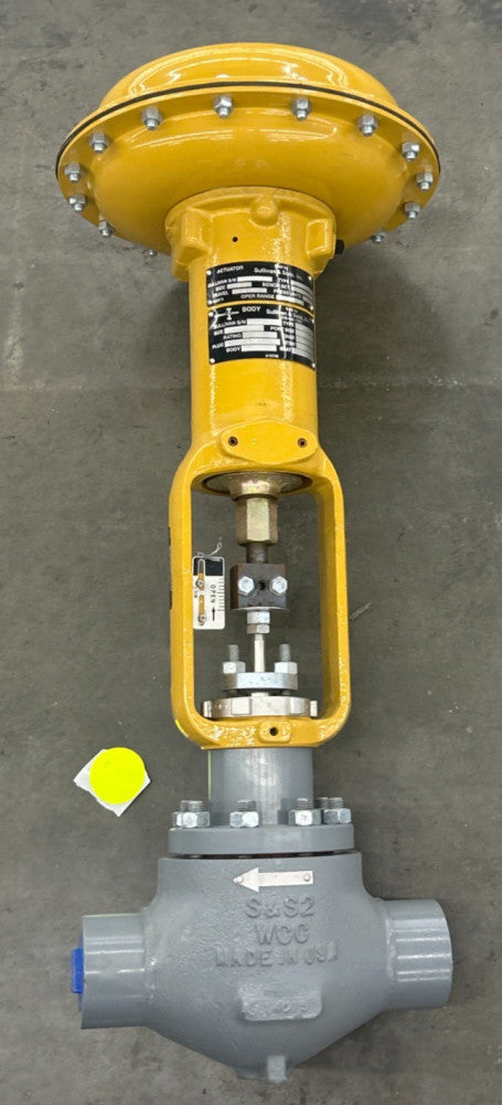 SULLIVAN & SONS GLOBE VALVE W/PNEUMATIC ACTUATOR  15758  TYPE  867