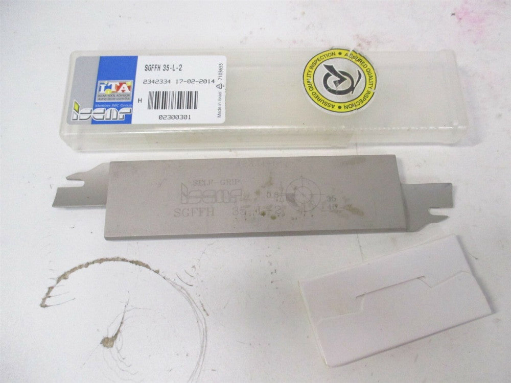 Iscar (2300301) 32mm x 5.2mm x 150mm OAL SGFFH DE LH Indexable Cutoff Blade 