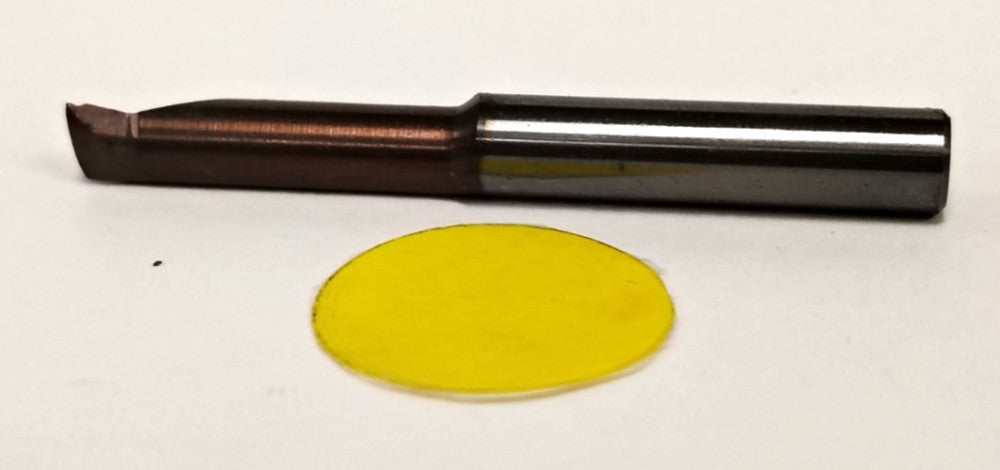 CARMEX COOLANT-FED BORING BAR 2" OAL SOLID CARBIDE MATERIAL CBR-6-R0.2-L22