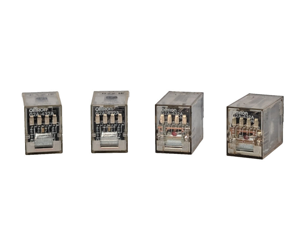 Lot of 4: Omron G2A-432A Relays, 24VDC, 14-Pin, G2A432A