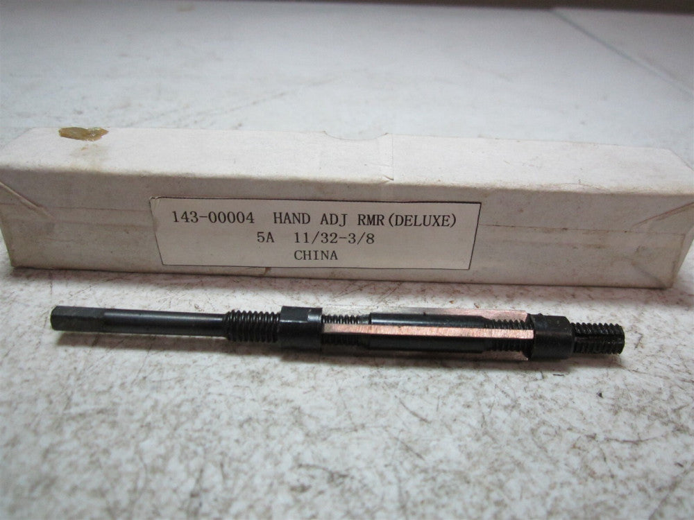 143-00004 5A 11/32" - 3/8" Deluxe Hand Adjustable Reamer