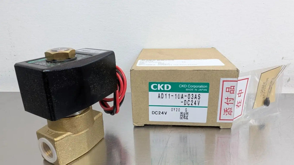 CKD AD11-10A-03AS Solenoid Valve 24VDC Coil