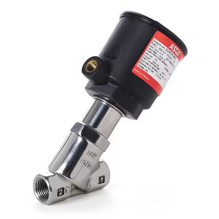 Asco 8290A386 Redhat Angle Body Piston Valve,Bronze,Nc,1 In