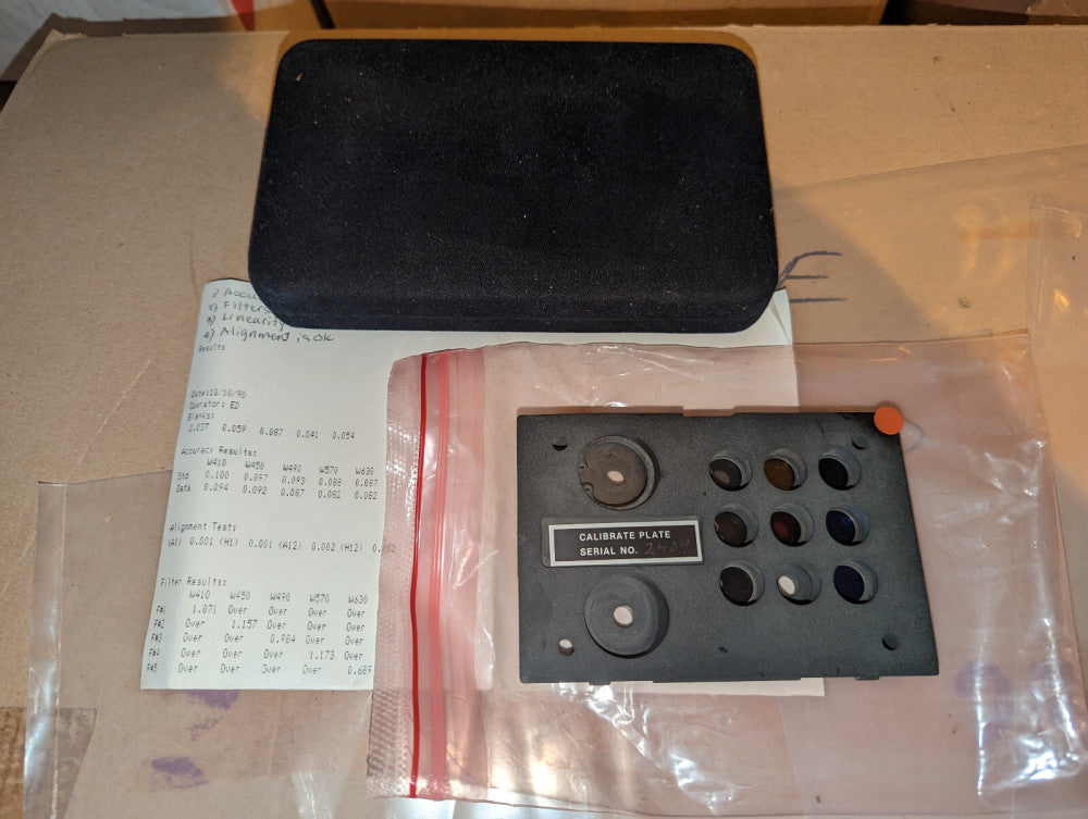 Dynatech Laboratories Calibrate Calibration Test Plate - Model C-1