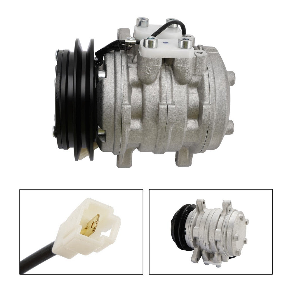A/C Compressor 447200-7443 For Kubota 12V M4900 M5700 M6800 L4200 L4610 L4310.
