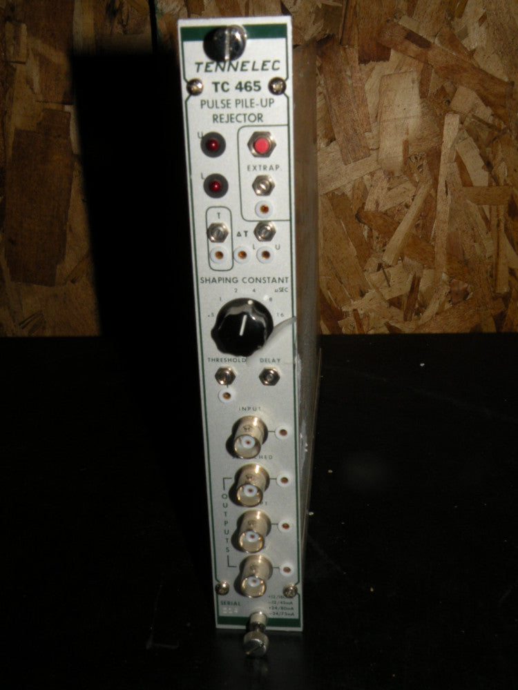 Tennelec TC 465 Pulse Pileup Rejector Plug-In Module TC465