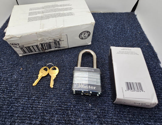 ( QTY 6 ) Master Lock 5KALF: 2" Keyed Alike Laminated Padlocks
