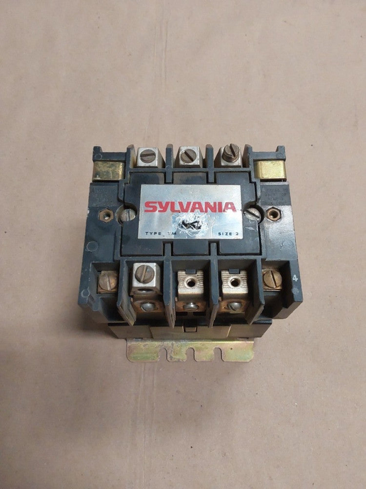 SYLVANIA T77U032 NEMA SIZE 2 CONTACTOR T77UO32 50AMP OPEN 45AMP ENCL...