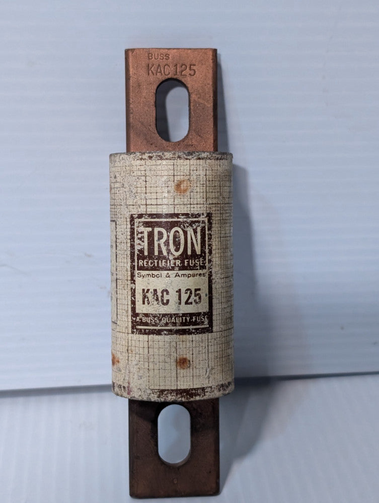 Bussman Tron KAC 125 Rectifier Fuse 125 Amp 600V 