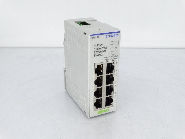 WAGO 51191018 ETHERNET SWITCH USED