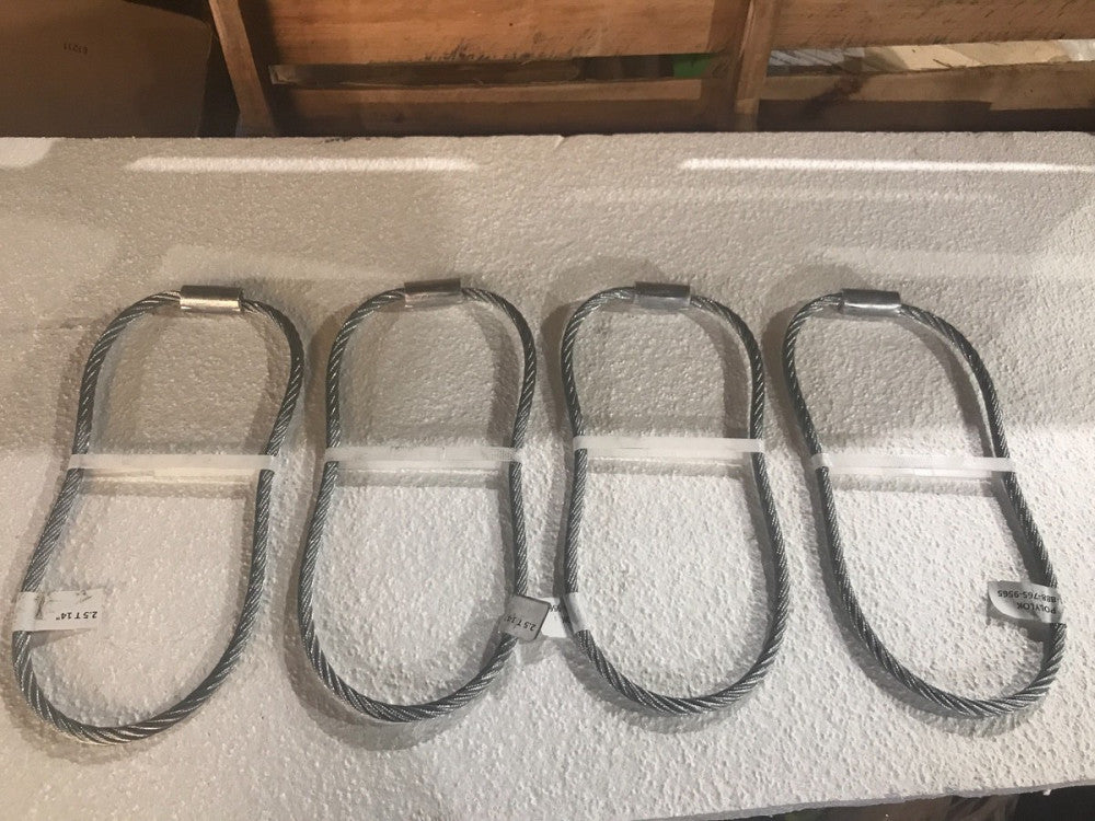 4 POLYLOK CABLE LIFT LOOPS, 3215-LL2.5T   2.5 TON CAPACITY, MADE IN USA