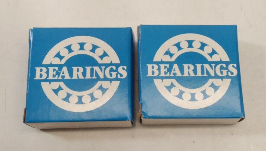 Bearings 6201 ZZ 1/2 RI (Lot Of 2)