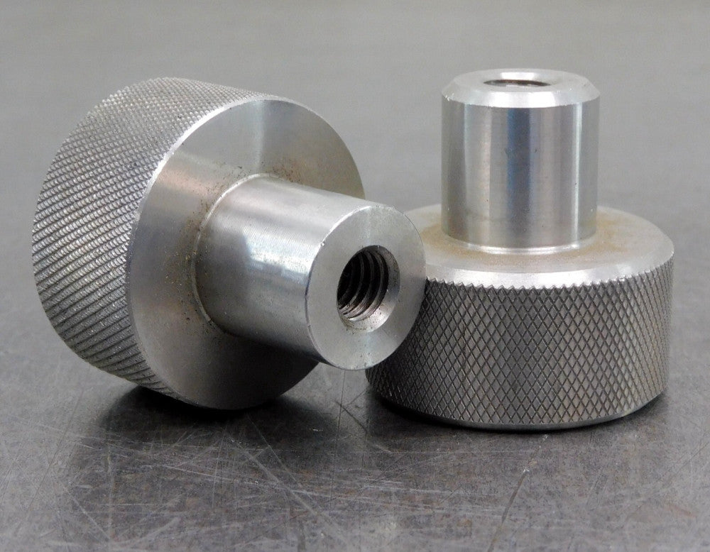 Handle Knob  Rotary Filler Dial Plate 3/8" Stainless Steel 9195-000-007 Lot of 2