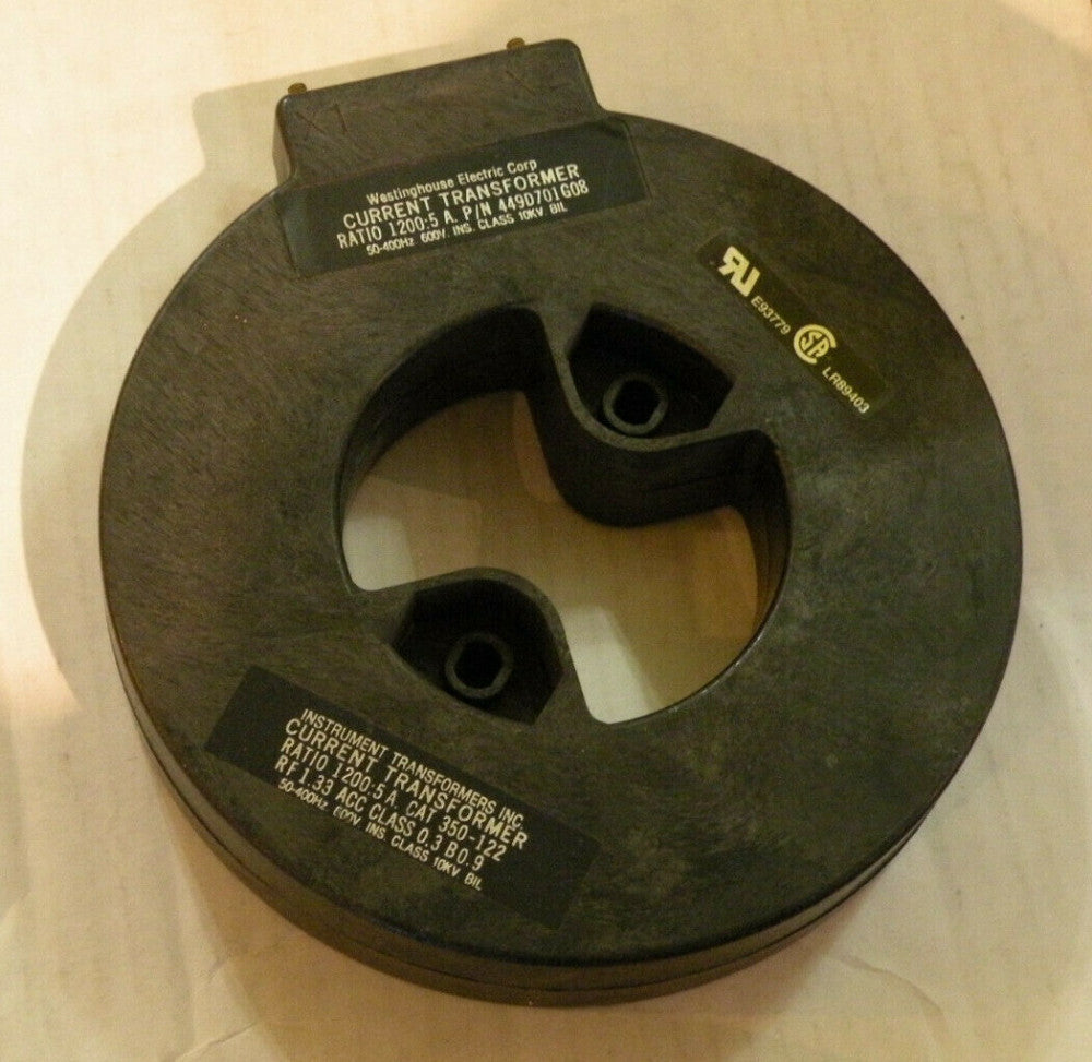 Westinghouse Current Transformer 1200:5 449D701G08