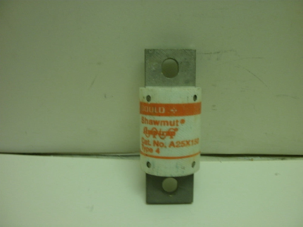 GOULD SHAWMUT AMP-TRAP A25X150-4 FUSE HIGH SPEED FORM 101 BOLT-ON NEW NO BOX