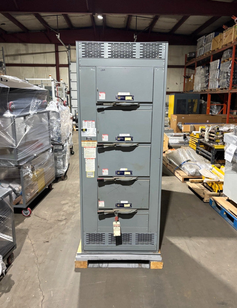 Square D QED 2 Power Style Switchboard 3000A, (3) QMB365W 400A (1) QMB366W 600A