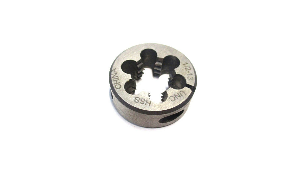 NEW (03774270) 1/2-13 UNC x 1" OD RH HSS Round Adjustable Die