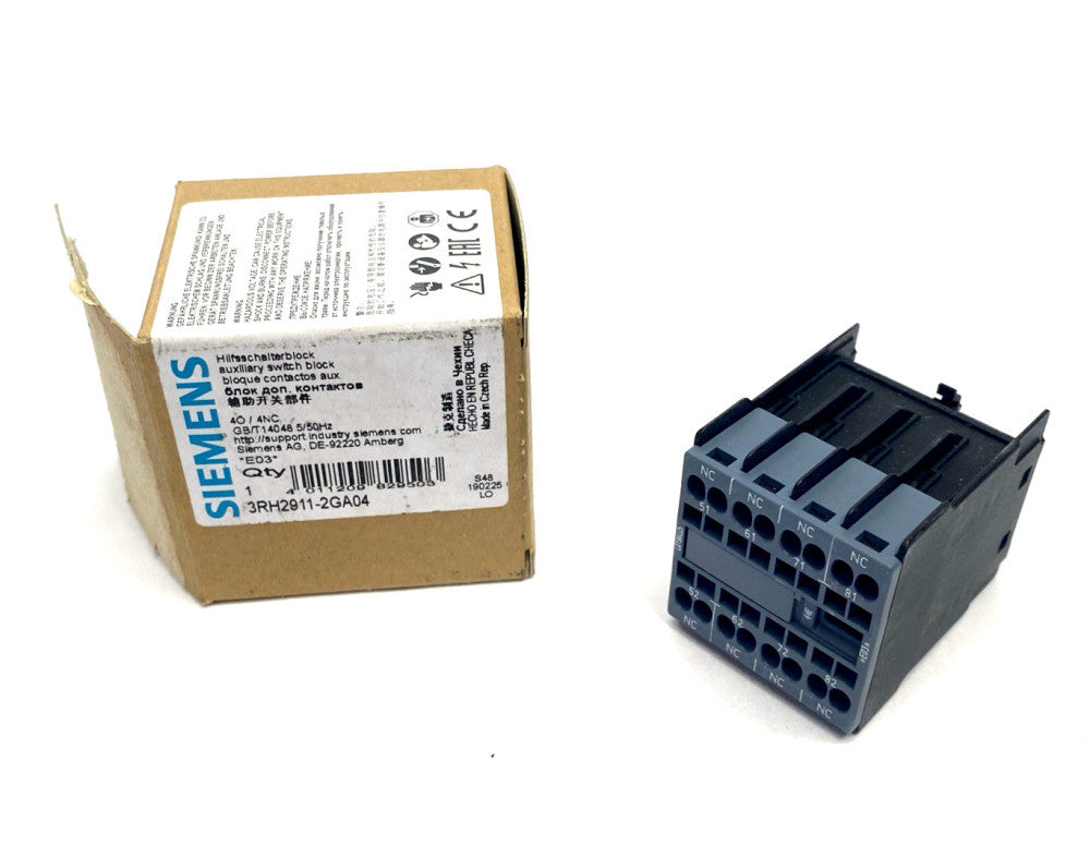 Siemens 3RH2911-2GA04 Auxiliary Switch Block
