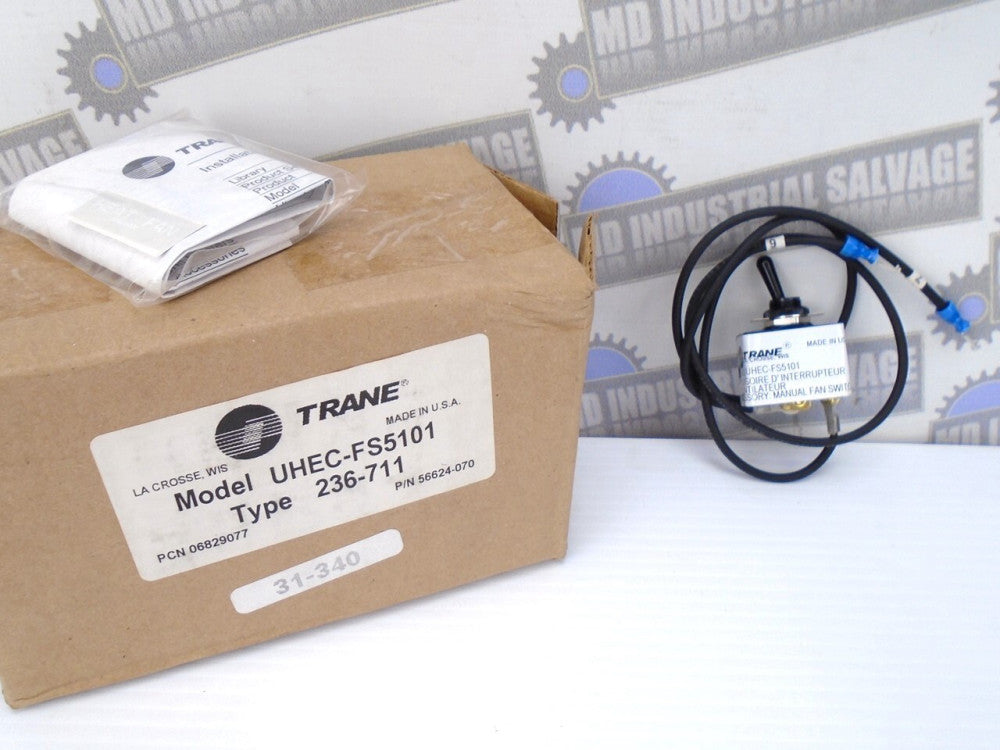 TRANE - UHEC-FS5101 - 56624-070 TOGGLE FAN SWITCH - 236-744 (NEW in BOX) 31-340