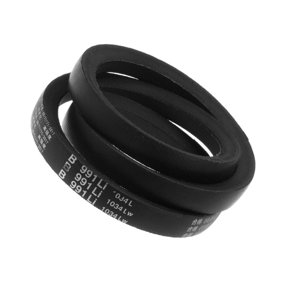 2PCS B-991Li Black Rubber Drive Belt  991mm Inner Girth B-Section Belt