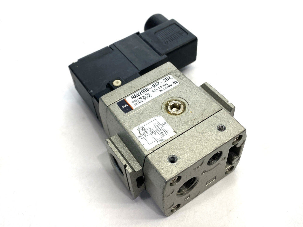 SMC NAV2000-N02-5DZ Soft Start Valve 1/4" Ports 24VDC