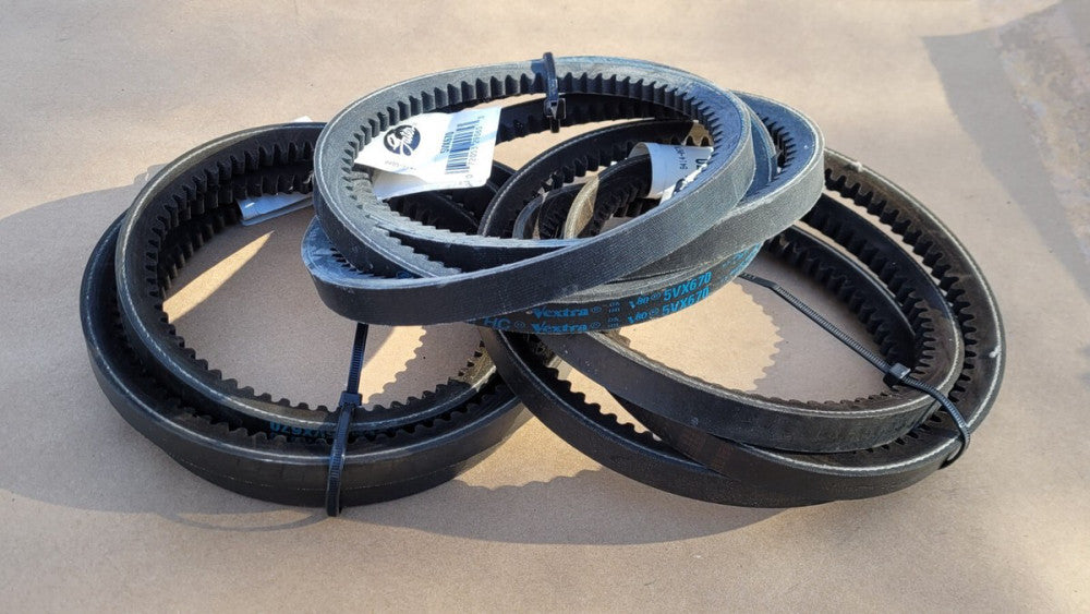 Lot of 3 Gates 5VX670 Super HC Vextra V Belts 67" Outside Length