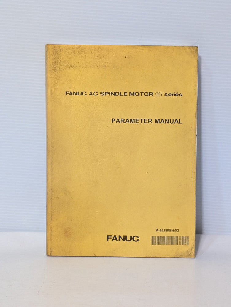 FANUC Alpha Series ai AC Spindle Motor Parameter Manual, preowned, as shown
