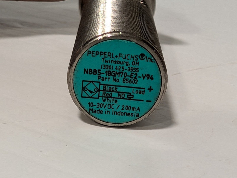Pepperl + Fuchs NBB5-18GM70-E2-V94 Inductive Proximity Sensor, 10-30vdc, 85602