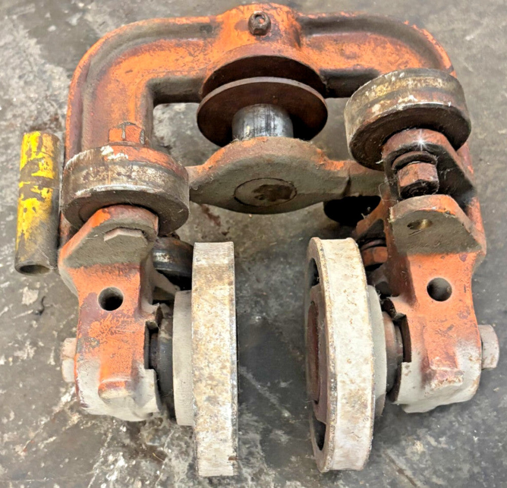CLEVELAND TRAMRAIL BRIDGE CRANE END TRUCK 5" ROLLER WHEEL HOUSING MOUNT