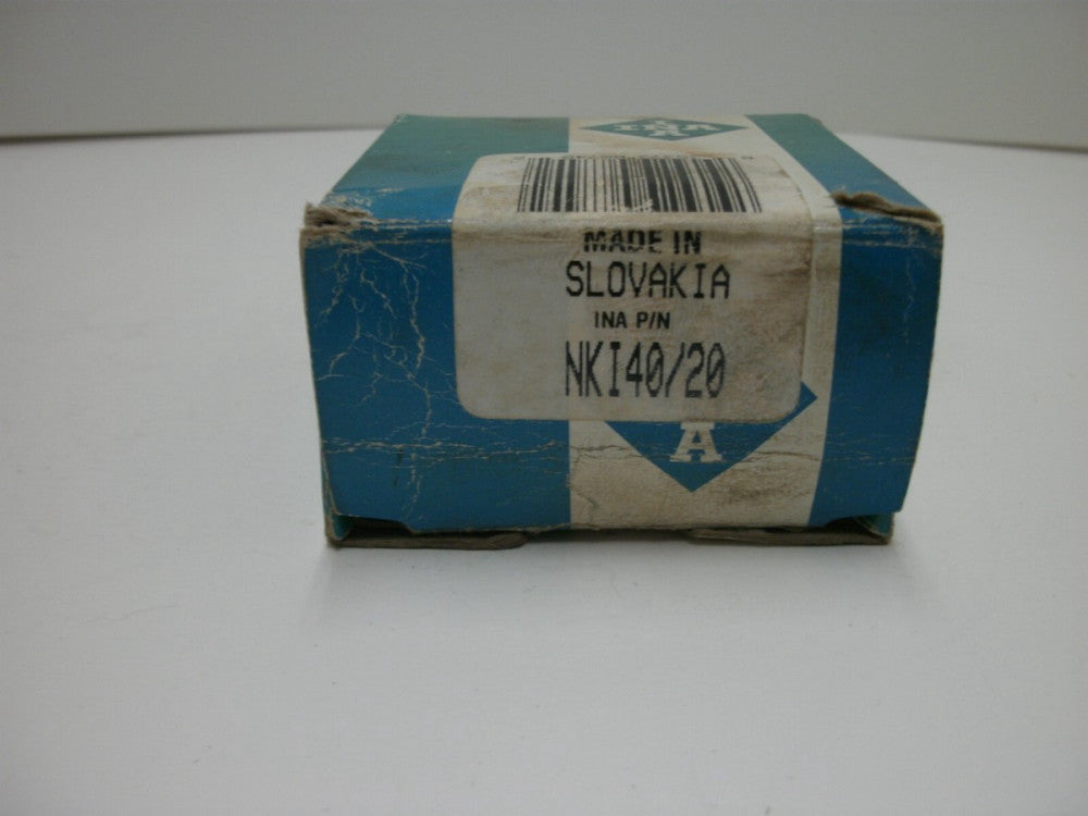 INA NKI40/20 BEARING NEEDLE TYPE 40MM BORE 55MM OD 20MM WIDTH NEW IN BOX