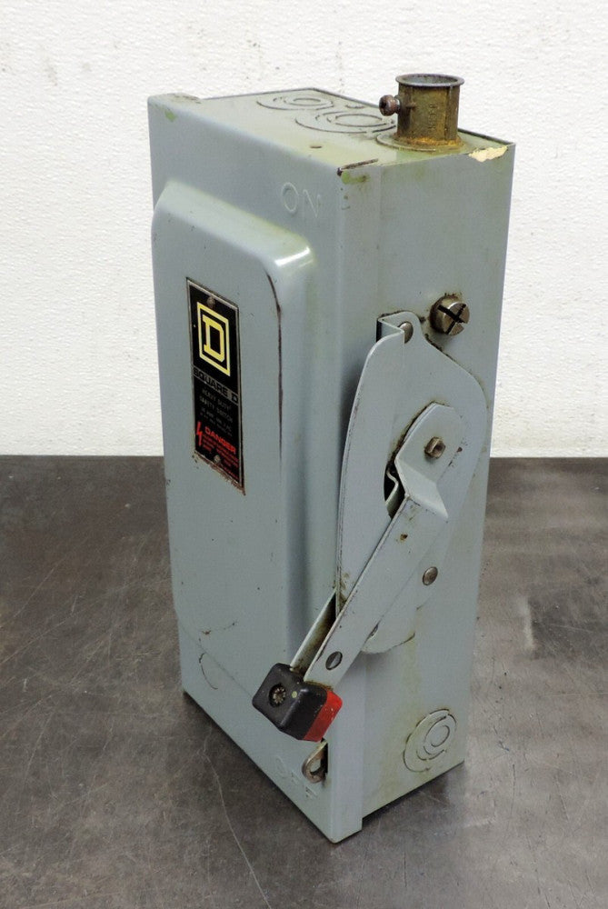 Square D  Enclosure 30A 600V  14"H x 6-1/4"W x 3-3/4" Deep