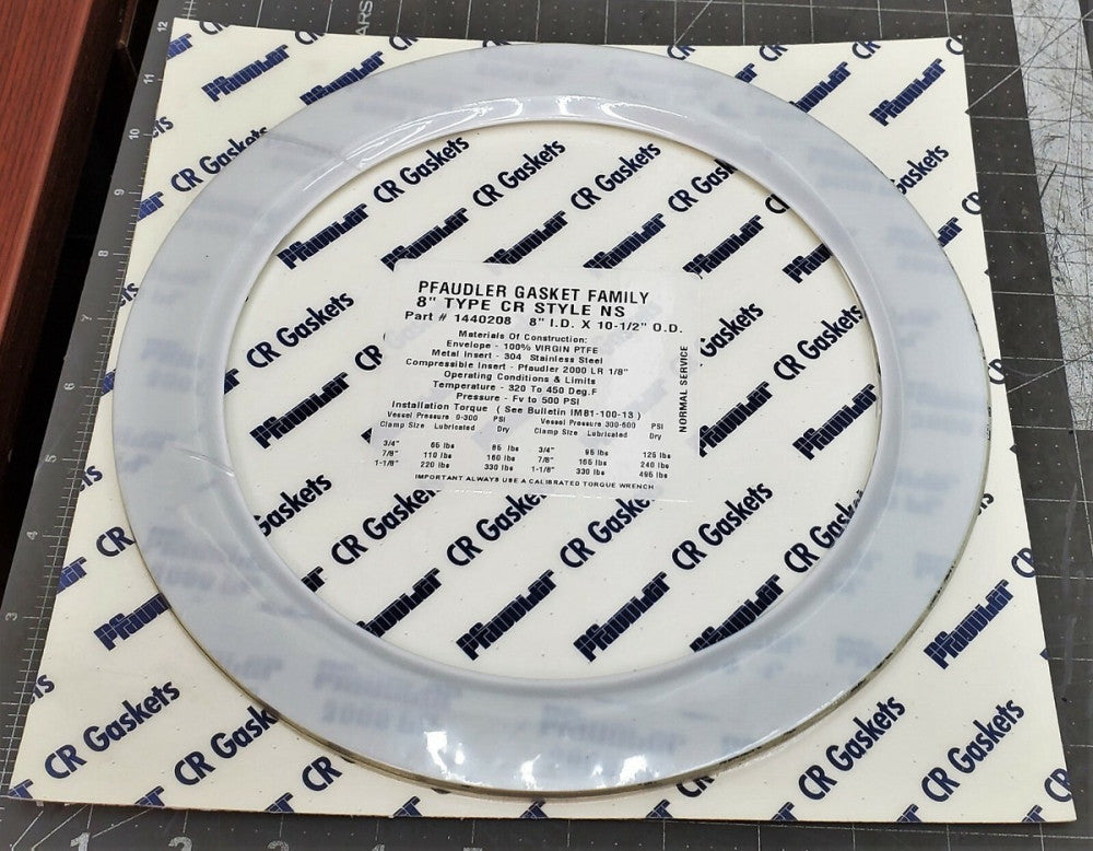 PFAUDLER 1440208 8"I.D. X 10-1/2"O.D. GASKET TYPE CR STYLE NS [C3S2]